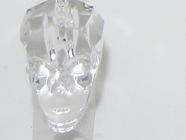 2pcs. 19mm  SKULL CRYSTAL BEAD European Rhinestones